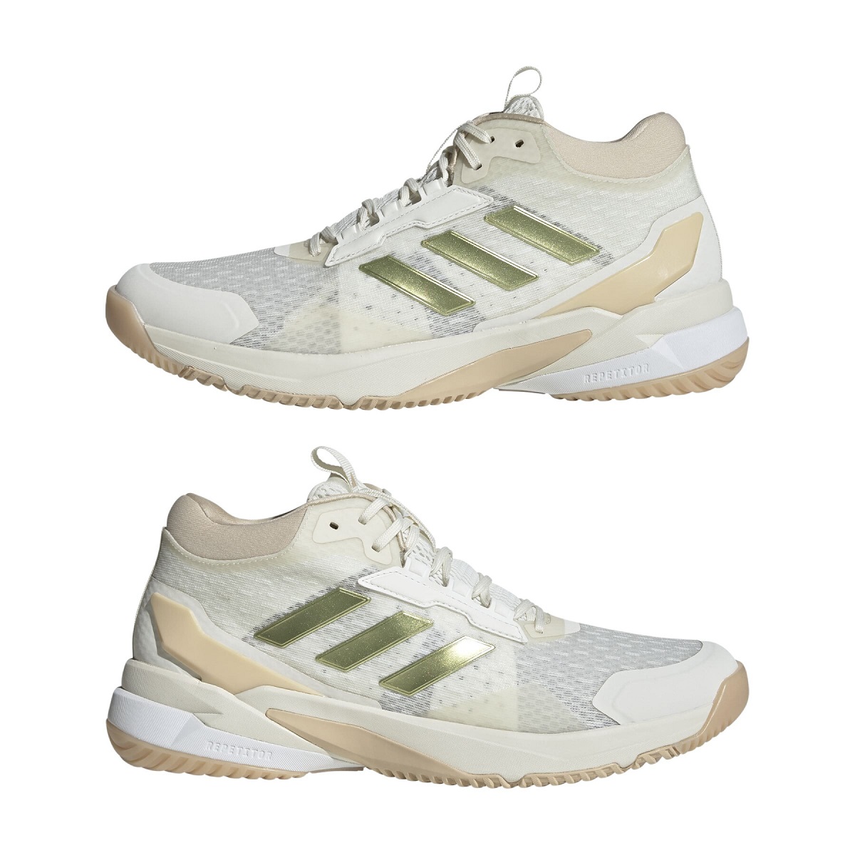 ADIDAS CRAZYFLIGHT 6 MID W OFF WHITE GOLD MET CRYST