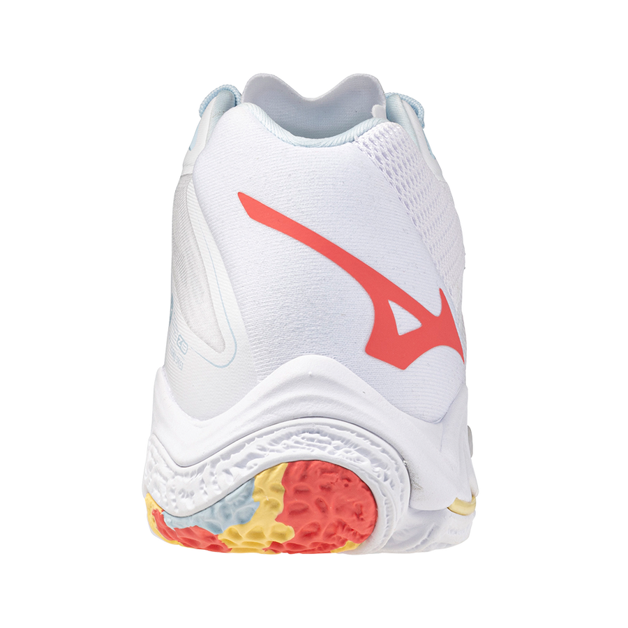 MIZUNO WAVE LIGHTNING Z8 MID WHITE CALYPSO CORAL PALE BANANA