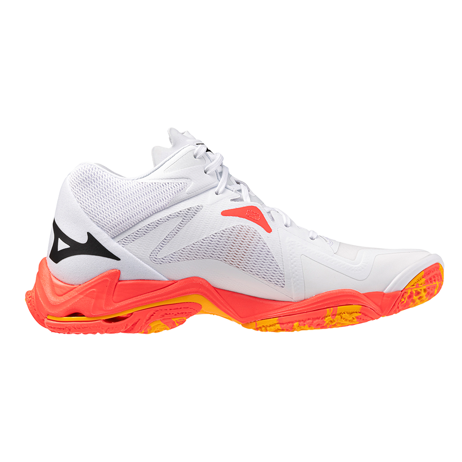 MIZUNO WAVE LIGHTNING Z8 MID WHITE FIERY CORAL2 CITRUS
