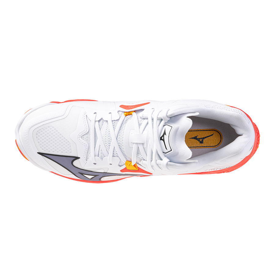 MIZUNO WAVE LIGHTNING Z8 MID WHITE FIERY CORAL2 CITRUS