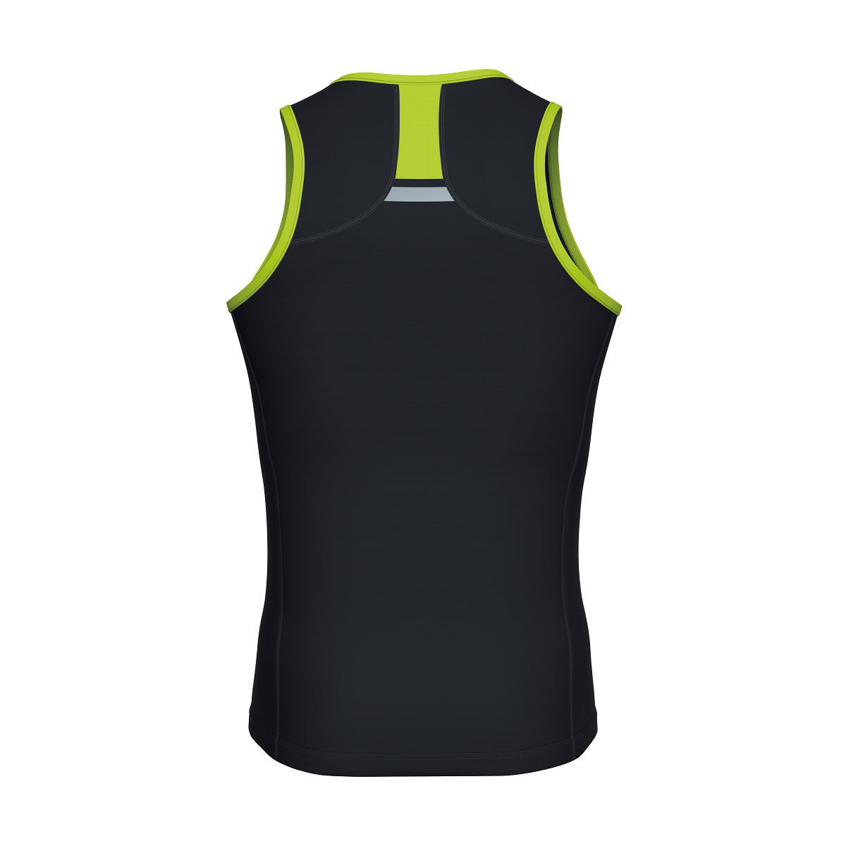 erreà canotta regis nero verde fluo retro