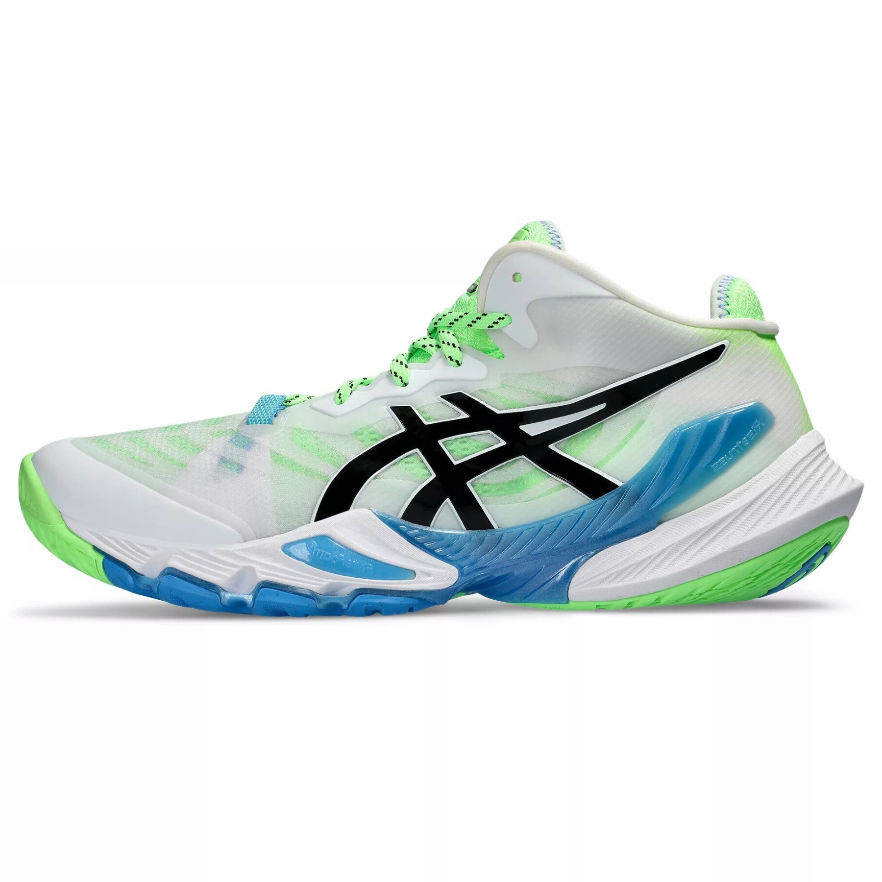 ASICS METARISE BIANCA VERDE LATO 1