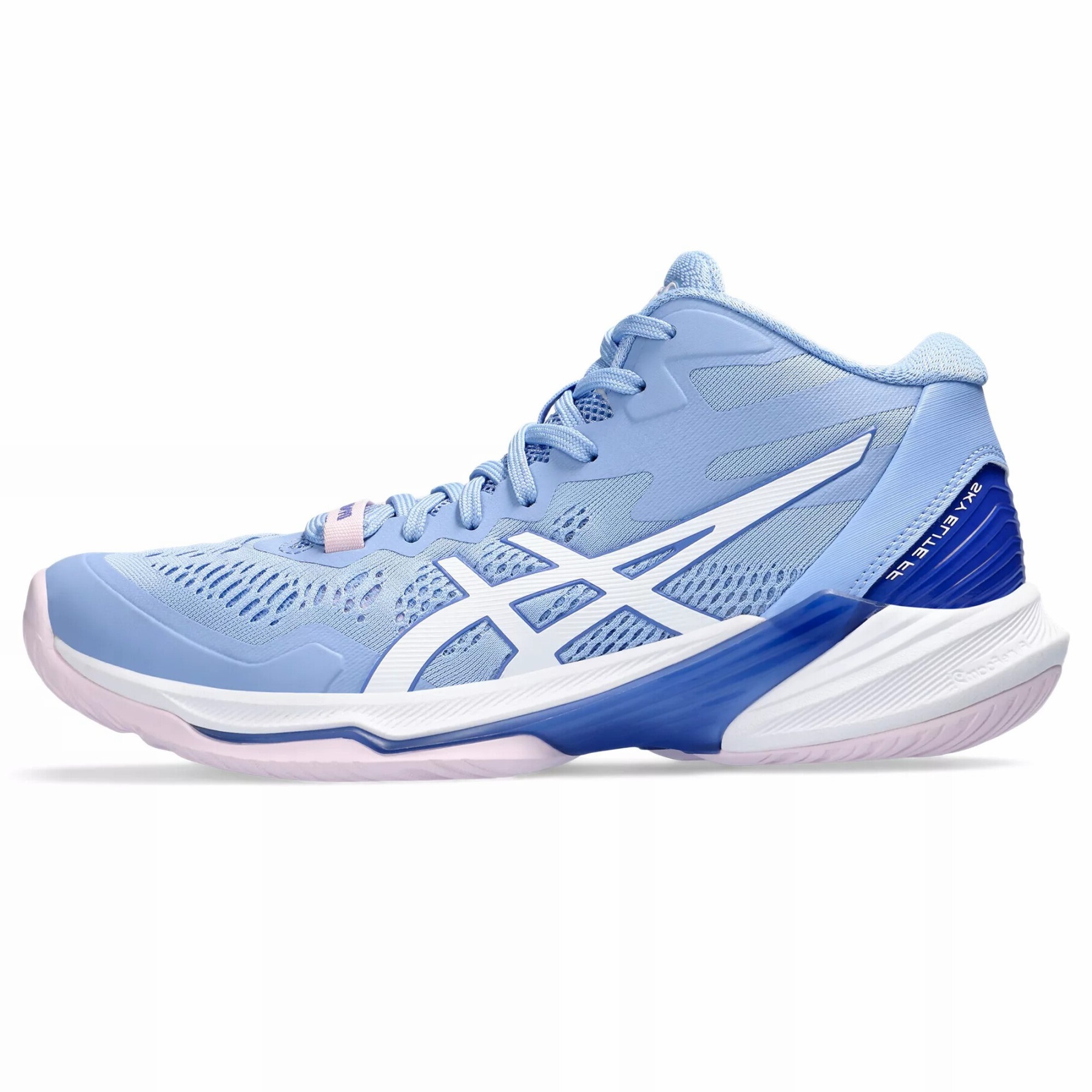 ASICS SKY ELITE FF MT2 W BIANCO LILLA LATO 1
