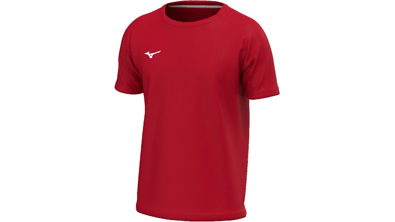 MIZUNO TEAM RUGBY SHIRT JUNIOR ROSSO
